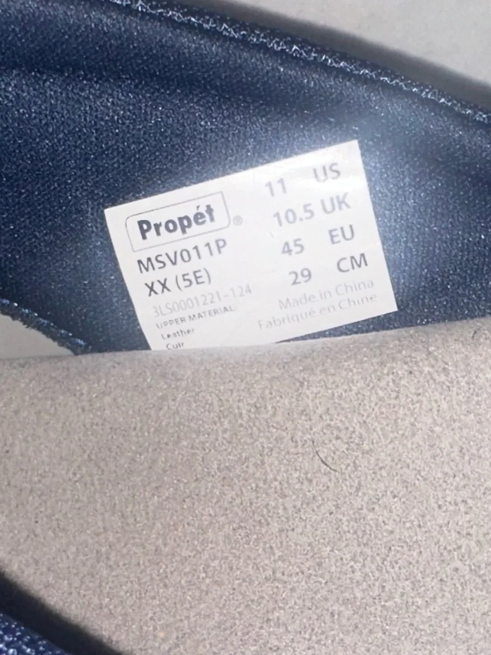 PROPET Easton Cushion Flip Flop Sandal Leather Men's SZ 11